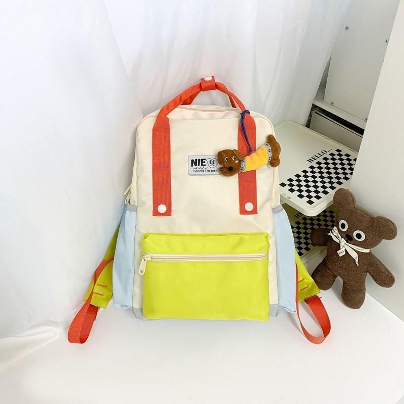 Toddler School Bag With Cartoon Print And Comfortable Archshaped Shoulder Straps For Education
