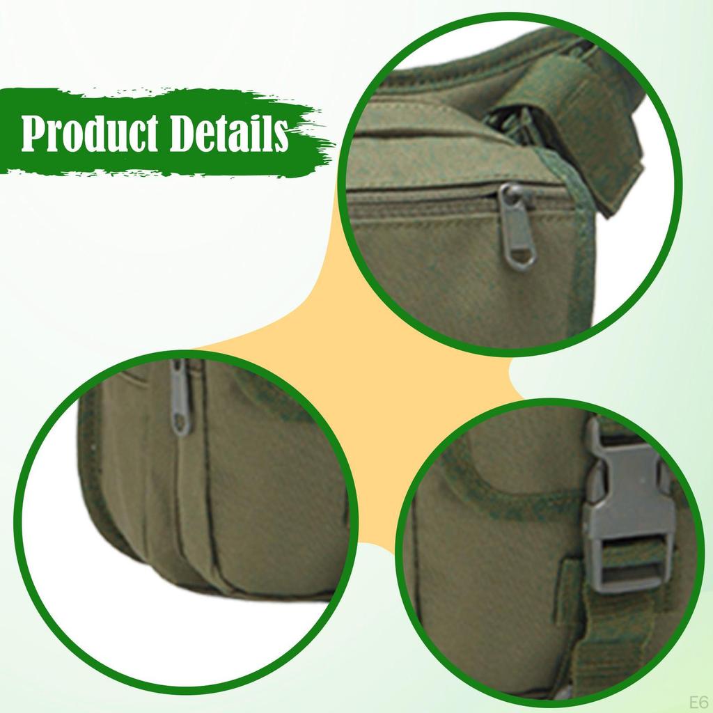 Bag Leg Pouch Oxford Cloth Crossbody Backpack Waist Pack Thigh for Cycling Riding Fishing Travel