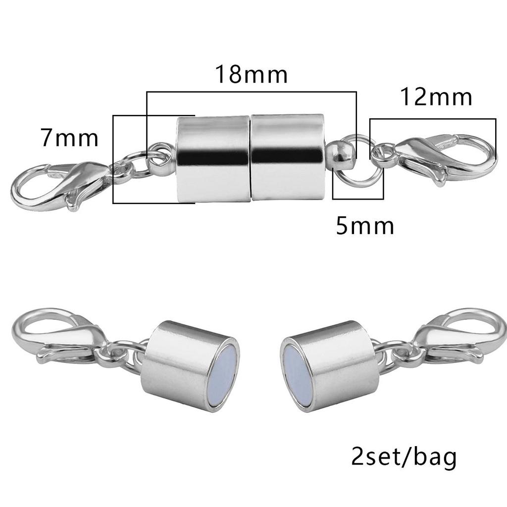 2/5 шт., аксессуары, магнитные застежки-лобстеры для ожерелья, браслета, крючки-шарики-лобстеры