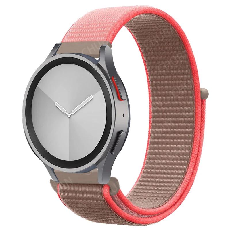 Nylon Loop Band For Samsung Galaxy Watch 6/5/pro/4/Classic/active 2 43-47-44mm 20mm/22mm Sport Bracelet Huawei Gt 4/2/e/3 Strap
