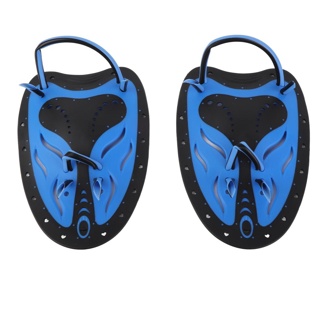 WHALE Swimming Diving Hand Fins Paddles Webbed Training Fin Scuba Equipment (Blue L)