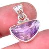 Natural Ametrine Gemstone Handmade 925 Solid Sterling Silver Pendant 1.25" S4y06