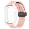 Дышащий ремешок+чехол для Redmi Watch 5 Active Силиконовый спортивный браслет Полностью закрывающий защитный чехол для ремешка Redmi Watch 5 Lite