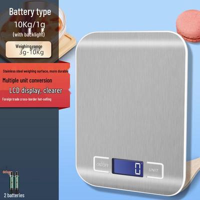 Zhaoran 10 кг Цифровые кухонные весы из нержавеющей стали