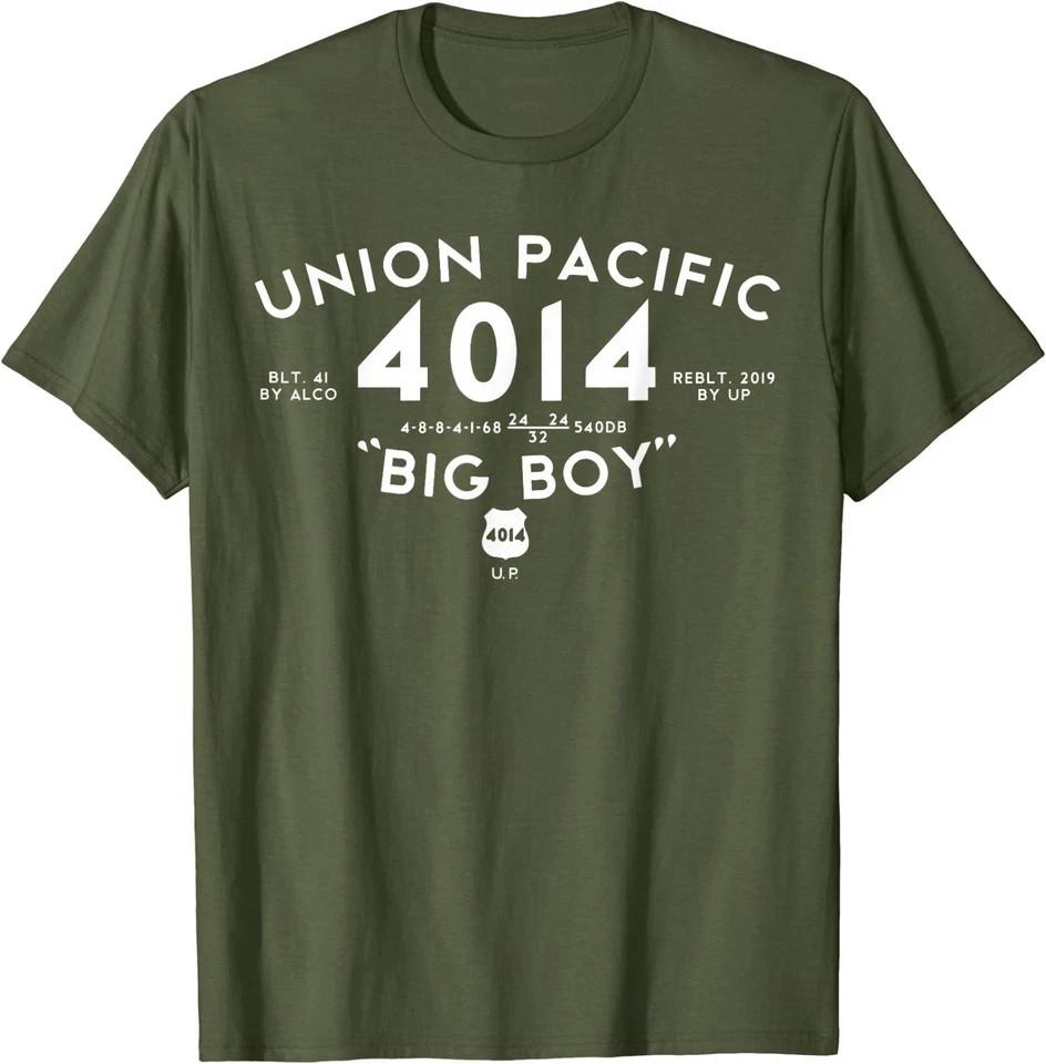 Футболка с изображением паровоза Union Pacific Big Boy 4014