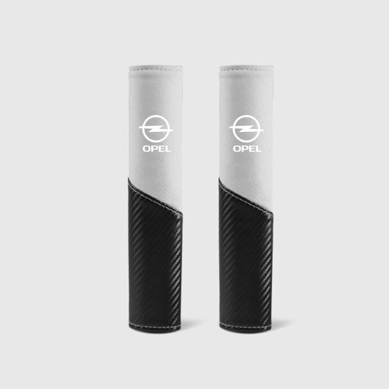 2Pcs Car Seat Belt Shoulder Pad Protection Cover For Opel Astra G H J K F Corsa D Zafira B Insignia Mokka Regal Auto Accessories QS7