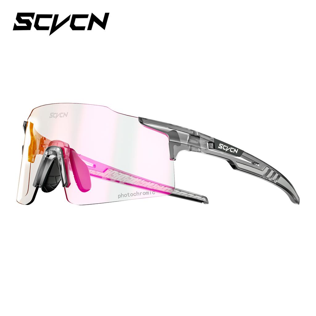 SCVCN Новые Фотохромные Велосипедные Очки Outdoor Дорожные MTB Велосипедные Очки Спортивные Для Бега Туризма Мужские Женские UV400 Очки
