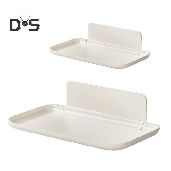 Стеллаж для хранения вещей, настенный органайзер для ванной комнаты, поднос, прочная несущая складная конструкция, поднос для хранения, держатель для полотенец