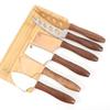 3pcs Cheese Knife Butter Cutter Black Walnut Wood Stainless Steel Butter Tools Cheese Tool Set Cheese Slicer