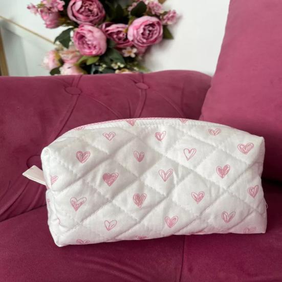 Косметичка Симпатичная косметичка Большая вместимость Застежка-молния Пылезащитная бытовая дорожная косметичка Органайзер для всякой всячины