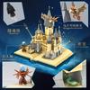 Замок Строительные Блоки Книга Сборка Moc 3D Модель Дракон Moc Маленький Кирпич Фигурка Игрушки Для Детей Рождественский Подарок
