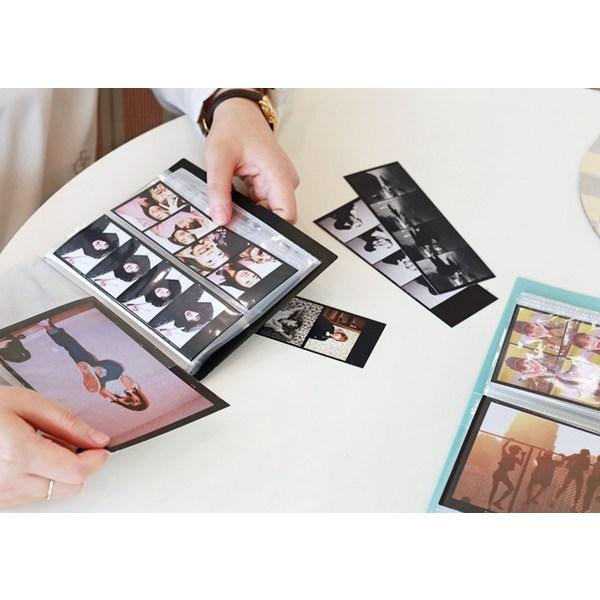 Indigo Storage Four-cut Album 84 Pockets, 28 Sheets + Custom Sticker Set