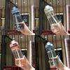 650ML Portable Gym Bottle Leakproof With Straw Drinking Bottles Water Bottle Drink Mugs