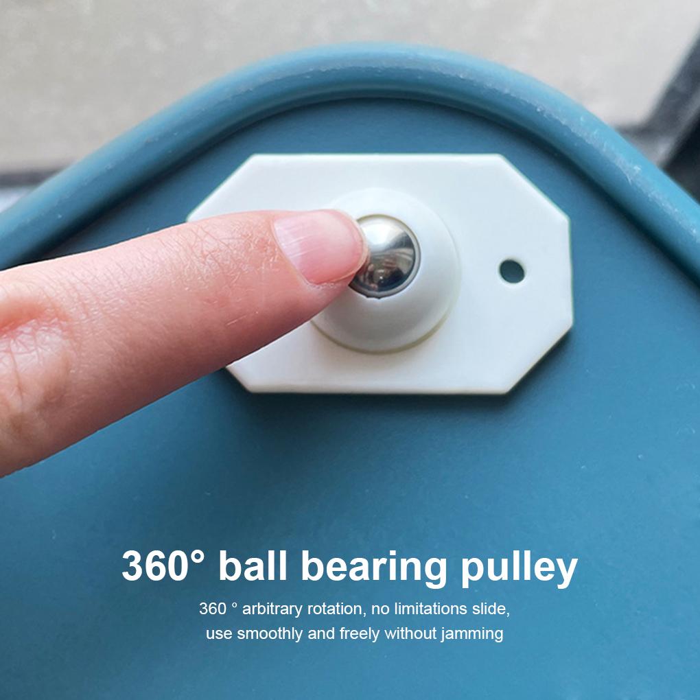 Самоклеящийся ролик 360 градусов липкий шкив ящик для хранения шкаф мусорные колеса портативный паста поворотный ролик аксессуары