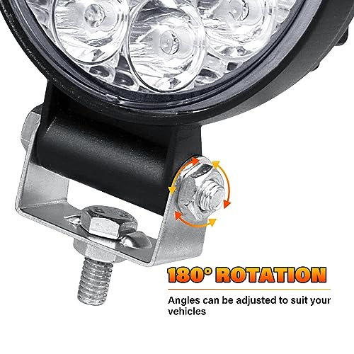 4 шт. 3,2 дюйма 42 Вт МИНИ светодиодный рабочий свет 12 В 24 В светодиодная световая панель узкий угол светодиодный рабочий свет IP67 водонепроницаемый светодиодный прожектор 6000K белый для вилочного погрузчика