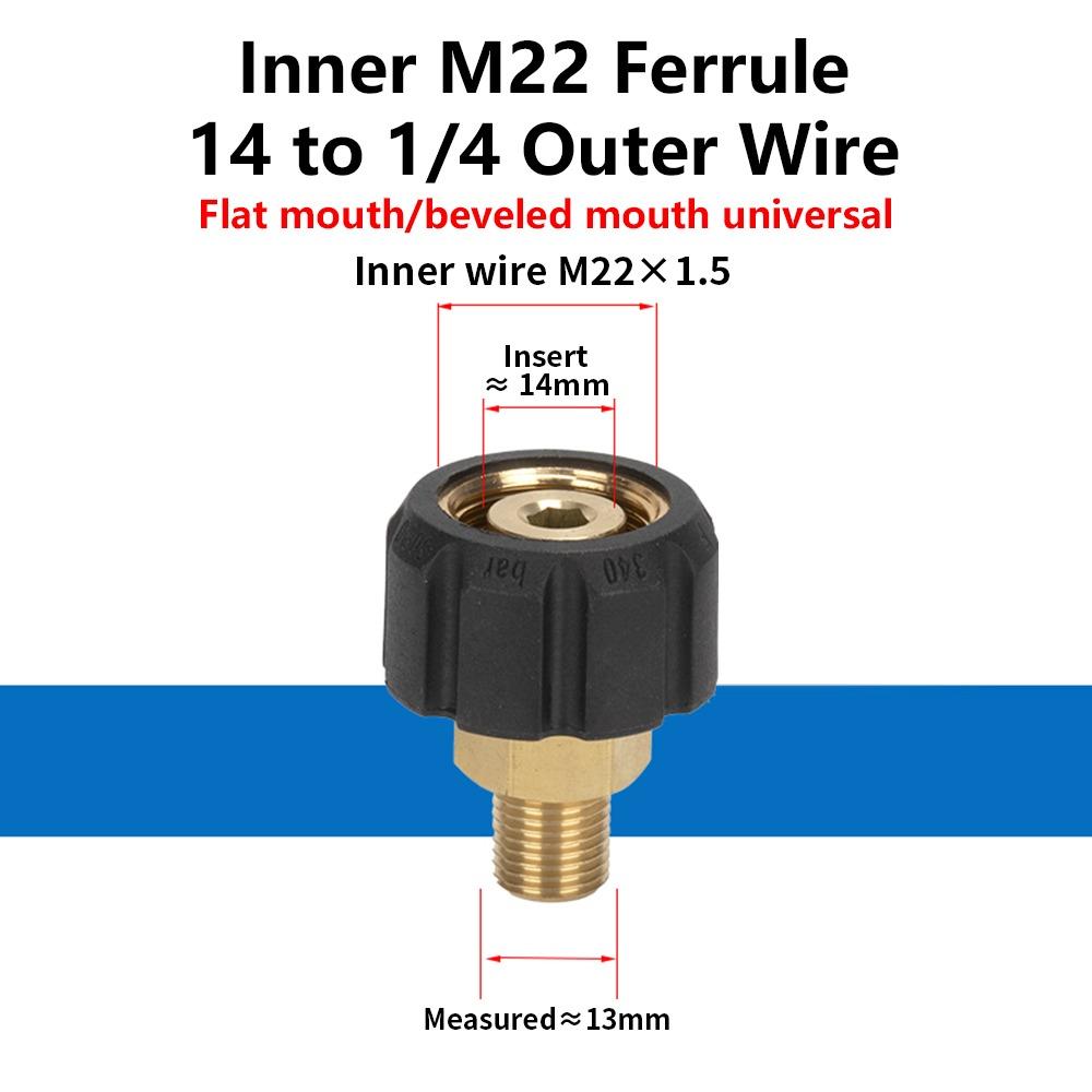 1Pcs Couplers Swivel Pressure Washer Adapter Wash Torch Hose Connector  Home Garden Accessory