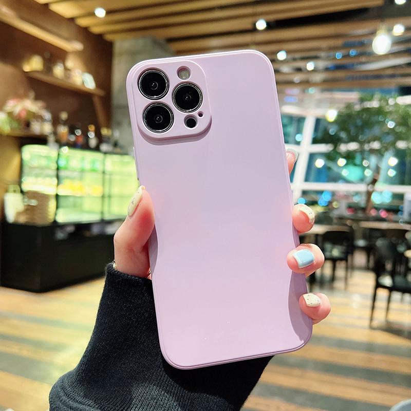 Мягкий квадратный жидкий силиконовый чехол для телефона с полным покрытием противоударный защитный чехол для камеры для OPPO