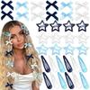 20/36Pcs Mini Bow Hair Clip Colorful Waterdrop Hair Clips New Ribbon Barrette  Women's Girls
