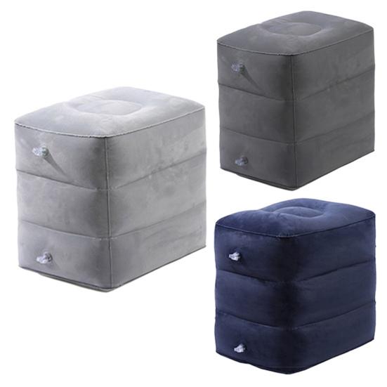 Yousheng Надувная подставка для ног в самолете Регулируемая по высоте износостойкая супермягкая широко используемая складная портативная удлинитель кресла в самолете