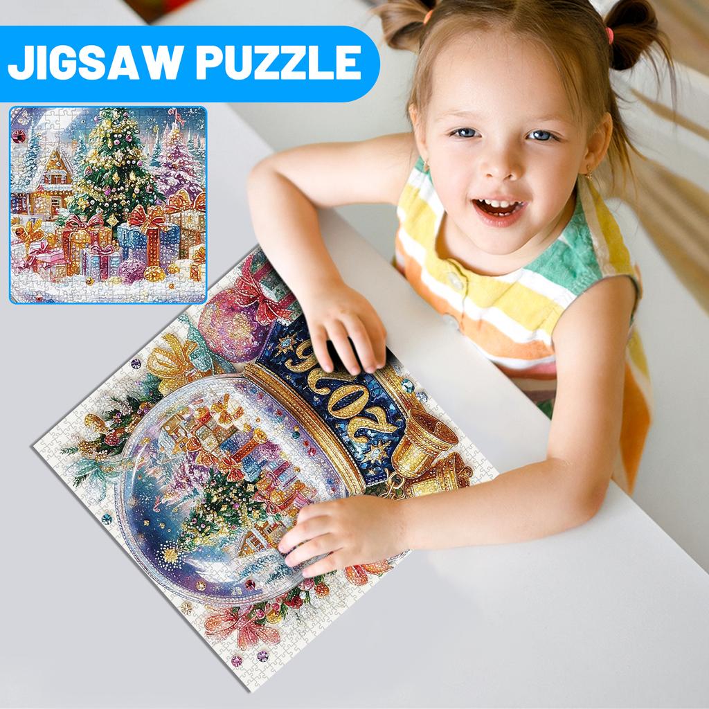 Christmas Crystal Puzzle Is Suitable As A Christmas Gift For Children To Give Them A Surprise