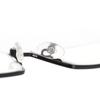 with Case Ultralight TR90 Reader Eyeglasses Half Frame Semi Rimless Reading Glasses