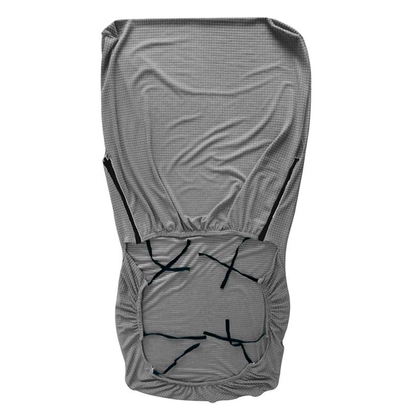 Solid Color Chair Cover Armchair Covers Jacquard Wood Arm Chair Slipcover Protector with Zipper Living Room Hotel Decor