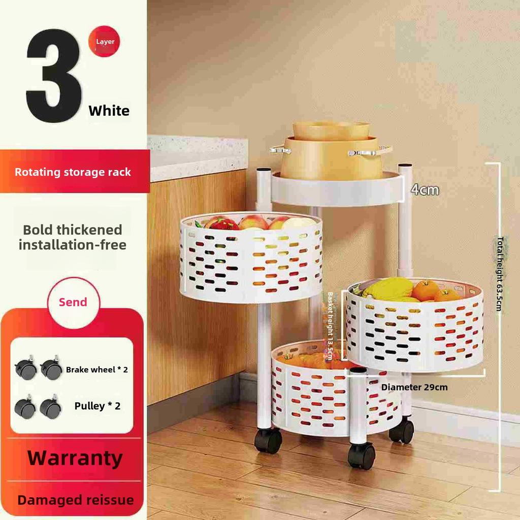 Многоуровневая тележка для хранения на колесиках, кухонный органайзер, подставка, хозяйственная тележка с колесами для домашней кухни, гостиной