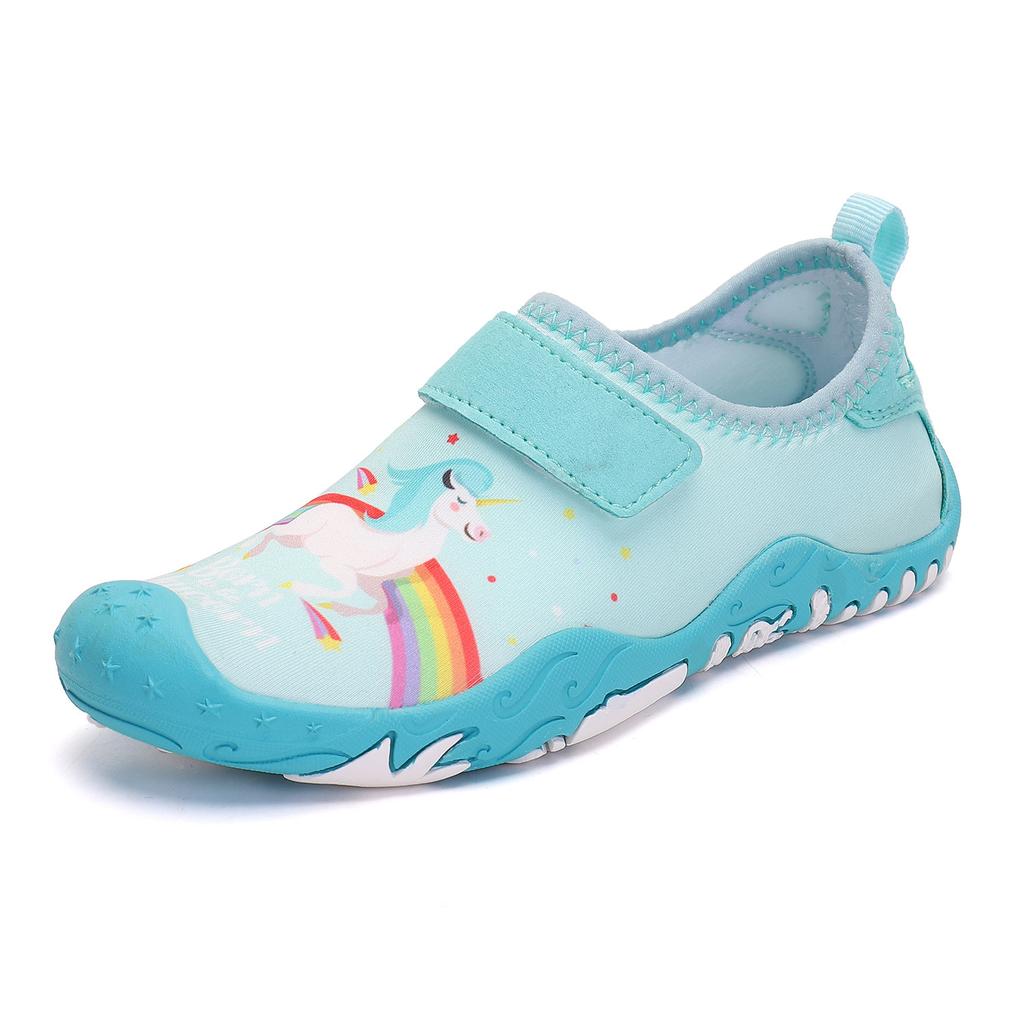 Новая платформа пляжная обувь детская обувь для ручья с единорогом обувь для снорклинга дайвинга обувь для плавания обувь для босой кожи мягкая обувь