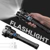 LED Flashlight With Strong Light, Super Bright, USB Rechargeable, Long-range, Multifunctional Display, Portable For Home And Outdoor Use
