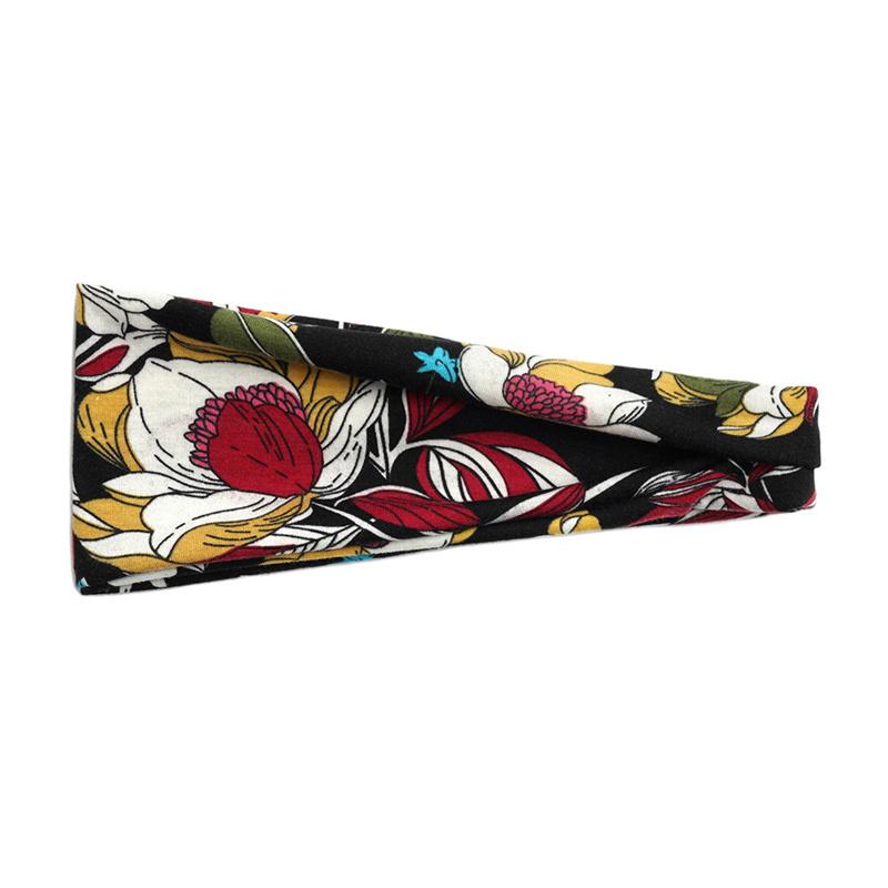 Boho Headbands for Women Fashion Headband Yoga Workout Head Bands Hair Accessories Non Slip Band Sport Headwrap Running Elastic Hairbands