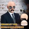 Косплей Латексная Лысая Шапочка Реалистичная Мягкая Дышащая Накладная Лысая Голова Шляпа для Костюма на Хэллоуин Театрального Представления Макияжа