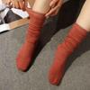 Elastic Sexy For Girl Student Solid color Cotton Hosiery Women Stockings Knee High Socks Calf Sock