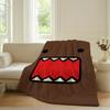 Cartoon cute Domo kun Blanket For Sofa Office Bed Plane Travel Sleep Read Relax Camping Soft And Warm