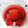 Шляпка-fascinator для женщин, леди 20-х 50-х годов, винтажная шляпка-таблетка, свадебная, для коктейля, чаепития, головной убор с вуалью