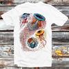 230 Gsm 100% Cotton Jellyfish T Shirt Ernst Haeckel Discomedusae Ascidiae Art Drawing Forms Of Nature Vintage Retro Style Tee B36