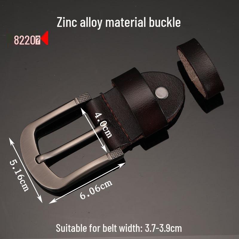 Мужской ремень с пряжкой-штифтом