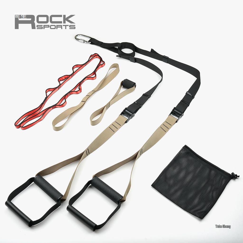 RS-trx Suspension Training Straps: Home Fitness Equipment for Comprehensive Resistance Training, Suitable for Both Men and Women.