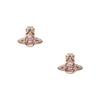 Vivienne Westwood London Orb Pattern Logo Rhinestone Earrings Women earrings 62010220-02P102