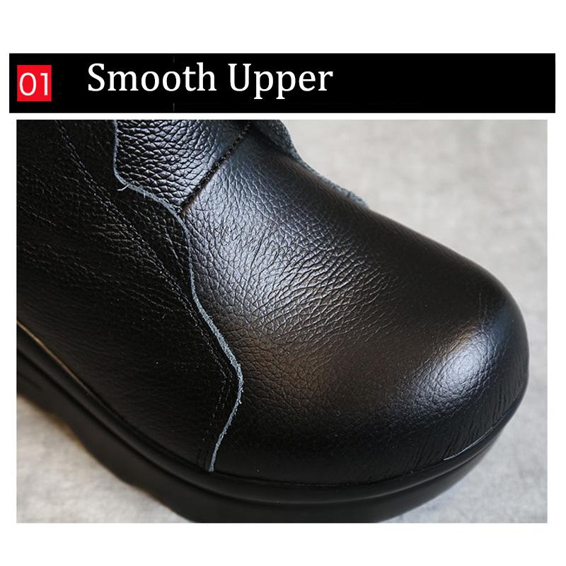 Шикарные туфли на танкетке, женские дизайнерские синие ботильоны из натуральной кожи для женщин, низкие каблуки, удобные туфли из коровьей кожи для мам, женские сапоги