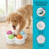 Интерактивные Умные Игрушки-Медленные Кормушки Устойчивое Основание Собака Прячущая Еду Миска Кошка Тарелка для Корма Кошки Миска