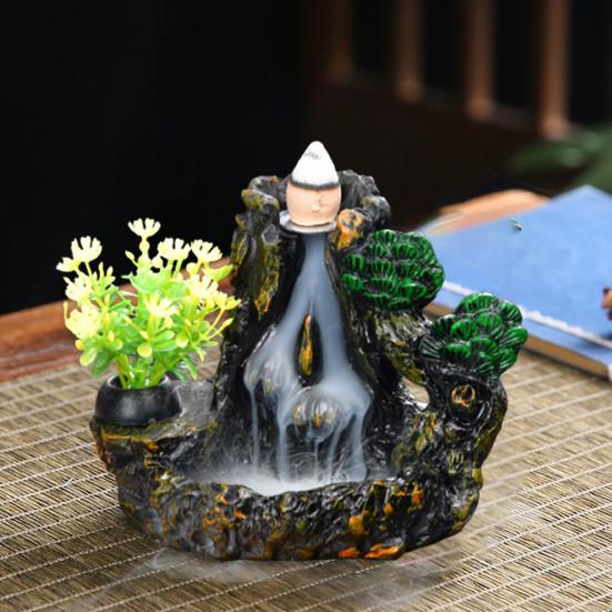Модная курильница с водопадом, быстрый дым, изысканное декоративное качество изготовления
