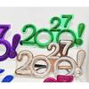 Очки с цифрами 2027 С Новым годом Солнцезащитные очки с бриллиантовым блеском Костюмный реквизит Рождественская вечеринка Декор Забавные очки