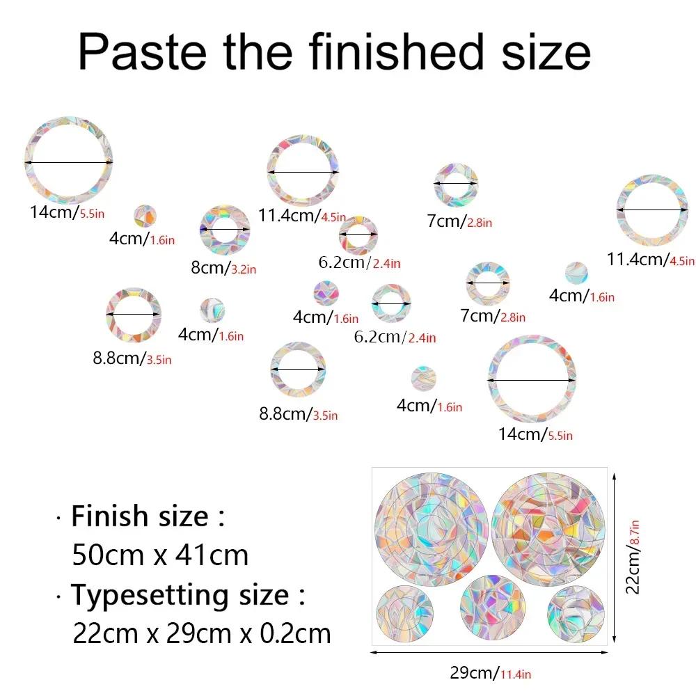 ПВХ кошка бабочка призрак призма стекло радуга ловец солнца наклейки на окна настенные наклейки для дома спальня украшения самоклеящаяся наклейка