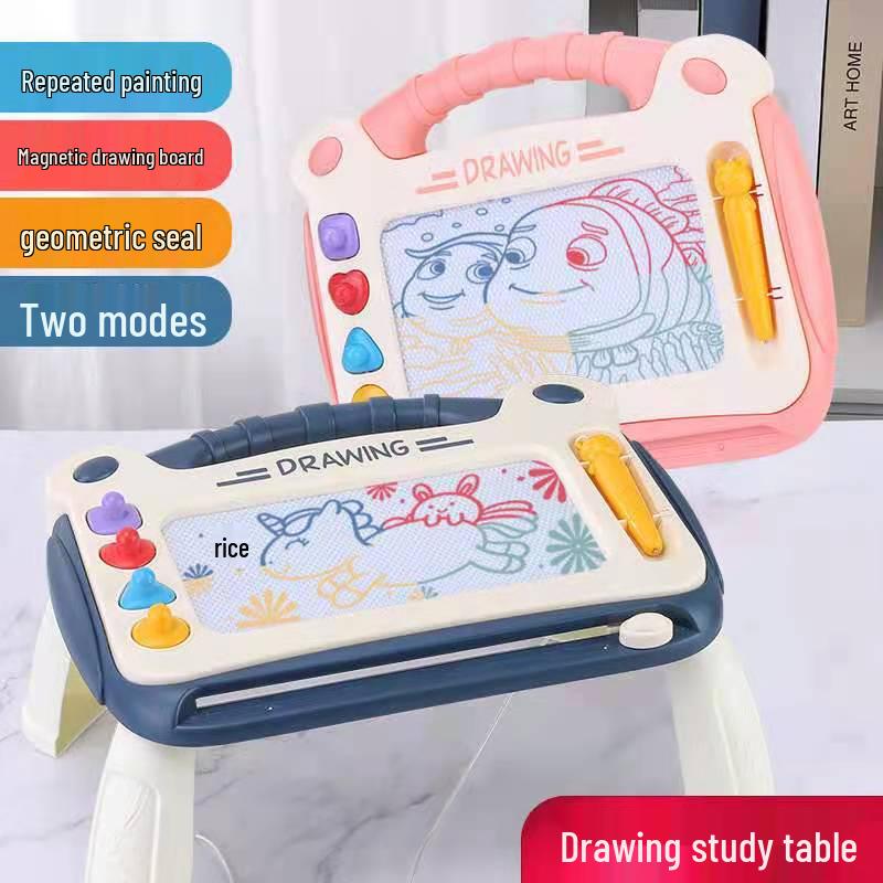 Детская магнитная доска для рисования: Большая цветная игрушка для рисования и письма для детей 1-5 лет