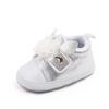 Infant Toddler Babies Boys Girls Shoes For Newborn Soft Sole Canvas Solid Footwear Crib Moccasins Letter Print Anti-Slip Shoes