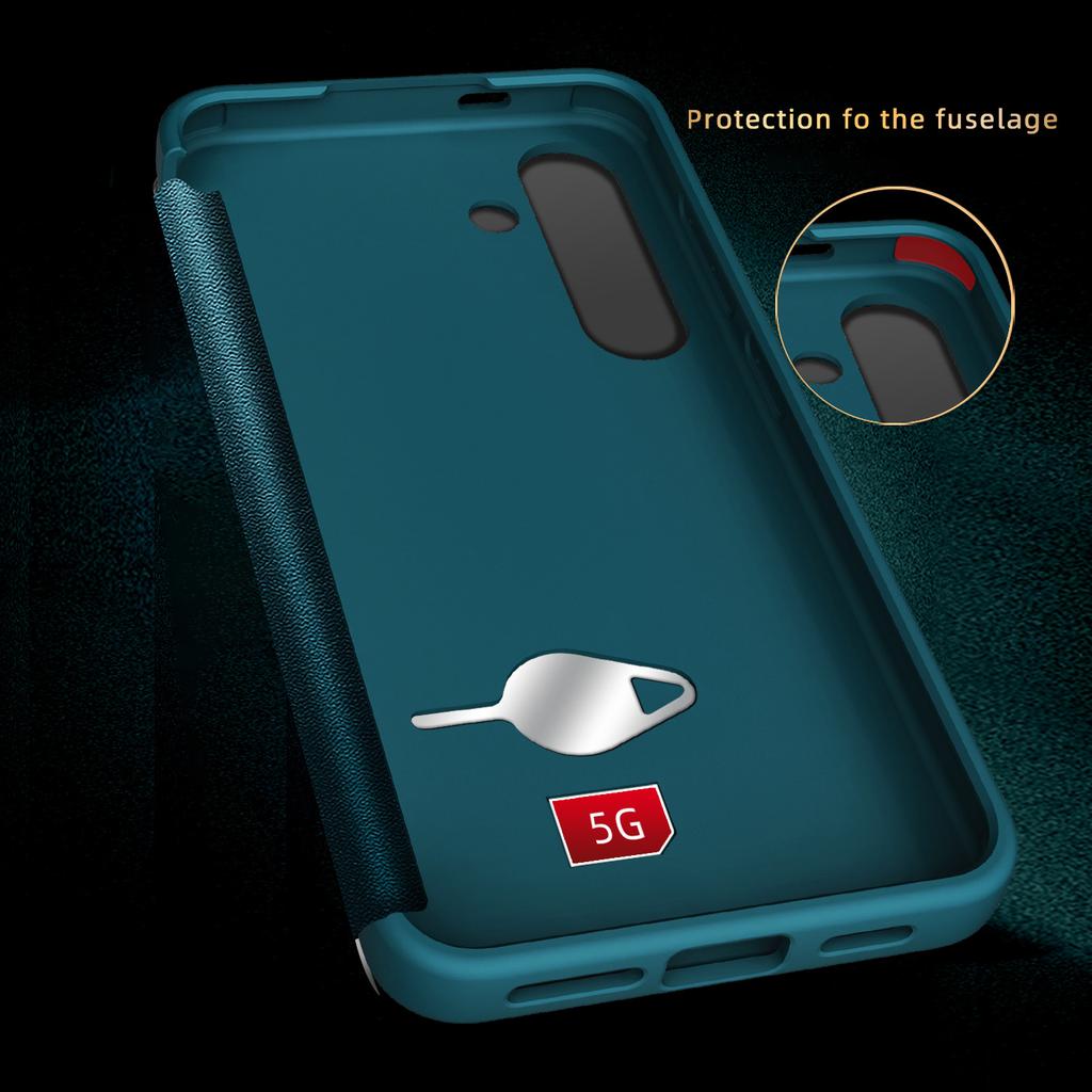 Применимо к чехлу для мобильного телефона Samsung s11 простой кожаный чехол-книжка с боковым окном s11ultra полноразмерный противоударный защитный чехол бизнес