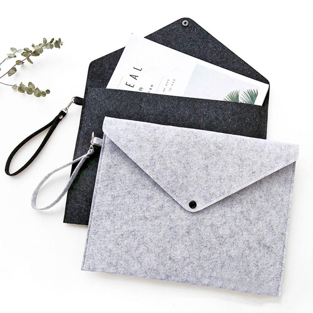 Bag Office School Supplies Stationery Filing Documents A4 File folders Felt Folder Felt File Bag