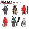 KT1045 Children's Assembled Building Blocks Minifigure Building Block Toys DIY Intellectual Toys Single Sold XP345-350