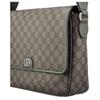 Gucci Ophidia Double G Logo Adjustable Shoulder Strap Magnetic Flap Closure Canvas And Leather Messenger Bag Men Messenger Bag Gray 761741-FACJY-1244
