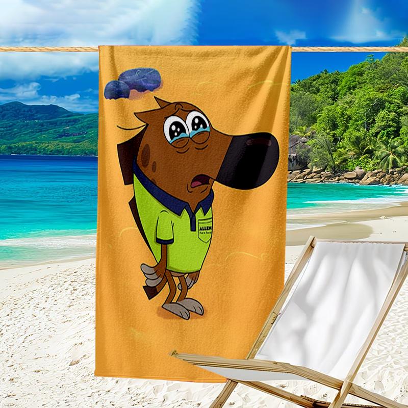 Ultra-Soft Beach Towel with Zig & Sharko Theme,Ideal for Pool - Camping, Diving - Perfect Travel Essential, Vibrant Beach Towel.